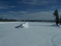 Test course looking east