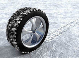 Picture of Winter Tire in snow